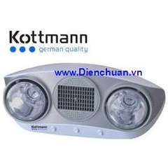 Đèn sưởi Kottmann 2 bóng có sưởi