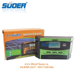 Bộ điều khiển chuyển đổi sạc năng lượng mặt trời 60A 12V-24V Suoer ST-C1260