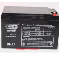 Ắc quy Outdo 12V-14Ah OT14-12 14Ah-12V