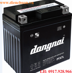 Ắc quy xe máy Đồng Nai PTX7L 12V 7Ah