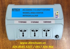 Biến áp đổi nguồn Hitech 1KVA/1000VA