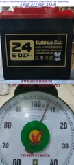 Ắc quy xe điện Trung Quốc 6-DZF-24 ( 12V-24AH) / Dòng bình cao cấp nặng 6.8kg hãng Changxin