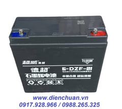 Ắc quy xe máy điện hàng nội địa chất lượng số 1 Trung Quốc- CHILWEE 6-DZF-21 ( 12V-21AH)