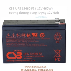 Ắc quy CSB UPS 12460 F2 (12V 460W/ 9Ah)
