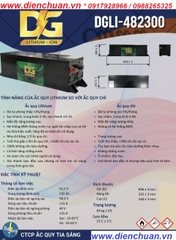 Pin Lithium 48V-230AH ( DGLI-482300 ) dùng cho xe điện- xe golf- xe nâng