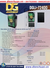 Pin Lithium dùng cho xe điện 72V 40Ah ( DGLI-72400 )/ Ắc quy Lithium Đức Giang (DG)- Tia Sáng (TS) 72V-40Ah