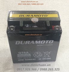 Ắc quy xe máy 12V 6ah Duramoto GT6A