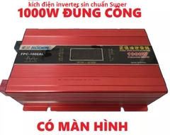 Kích điện inverter sin chuẩn Suoer 1000W 12V FPC-1000AL