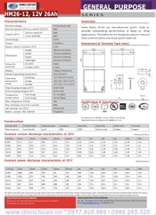 Ắc quy Hames 12V 26Ah HM26-12
