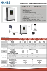 Bộ hòa lưới điện mặt trời có lưu trữ Hames 5000W 48V/ Inverter Solar hoà lưới có lưu trữ 5KW