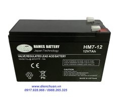 Ắc quy HAMES 12V-7Ah HM7-12