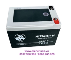 Ắc quy xe đạp điện HITACHI 12V 14AH 6-DZF-14