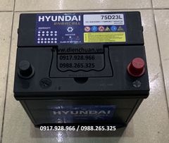 Ắc quy Hyundai 12V 65Ah 75D23L