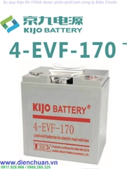 Bình ắc quy dùng cho xe điện du lịch xe golf KIJO 4-EVF-170 (8V- 170AH/3HR, 8V-187Ah/5HR, 8V-210Ah/20HR)