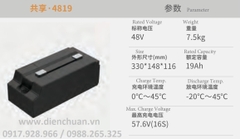 Ắc quy/ Pin Lithium dùng cho xe điện Narada 4819 ( 48V 19Ah) dòng Gongxiang 
