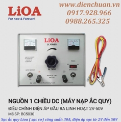 Sạc (nạp) bình ắc quy LiOA BC5030 (30A-50V )