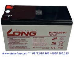 Ắc quy dùng cho UPS- loa kéo- bình thuốc sâu- lưu điện cửa cuốn- xe điện trẻ em Long 12V-9Ah WP1236W