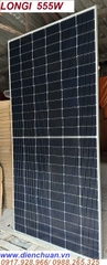 Tấm pin năng lượng mặt trời LONGI 555W 2 mặt kính