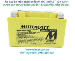 Ắc quy Motobatt MBTZ10S 12V-8.6Ah