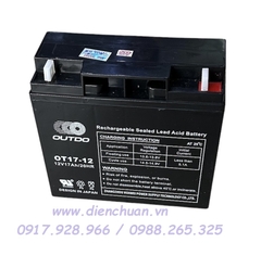 Ắc quy Outdo 12V-17Ah OT17-12