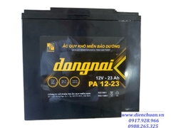 Ắc quy Đồng Nai 12V-23Ah ( PA12-23)- Ắc quy Xe máy điện PA 12-23 - 12V - 23Ah Đồng Nai