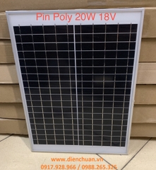Tấm pin năng lượng mặt trời Poly 20W 18V ESG-020P