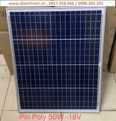 Tấm pin năng lượng mặt trời Poly 50W 18W ESG-050P