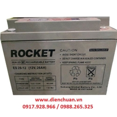 Ắc quy Rocket ES26-12 (12V 26AH )