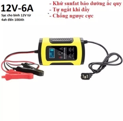 Sạc ắc quy 12V 6A sạc bình từ 4ah-100ah Yamato 12V 6A