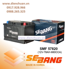 Ắc quy Sebang 12V 78AH (SMF 57820 )