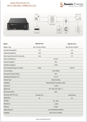 Pin lithium Sunnix Enegry 48V 100Ah SNE-ES G5.0