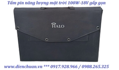 Tấm pin năng lượng mặt trời gấp gọn mono 100W 18V Halo SP-100