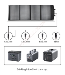 Tấm pin năng lượng mặt trời gấp gọn mono 100W 18V Halo SP-100