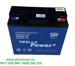 Ắc quy xe đạp điện 12V-20Ah TESLLA 6-DZF-20 ( Model 30A)