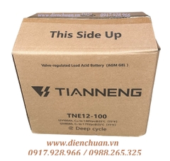 Ắc quy Tianneng TNE12-100 (12V-100AH )/ ắc quy xả sâu dùng cho xe điện, Solar 12V-100Ah TN Power TNE12-100 (12V-100ah)