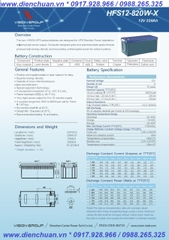 Ắc quy Vision HFS12-820W-X (12V 220Ah )