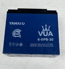 Ắc quy xe máy điện Yamato Vua 12V-30AH (6-DPB-30) - Bình xước móp góc do vận chuyển, mới 100%- Bán thanh lý giá rẻ