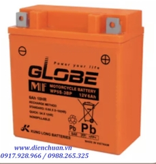 Ắc quy xe máy GLobe 12V 6Ah WP5S-3BP