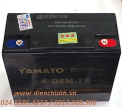 Ắc quy xe đạp điện Yamato 12V 22Ah 6-DZM-22
