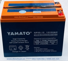 Ắc quy viễn thông/ xe điện Yamato 12V 55Ah NP55-12