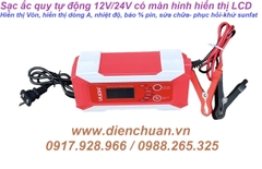 Máy sạc ắc quy tự động 12V/24V sạc cho ắc quy từ 5Ah đến 100Ah YUDA YD1224-8A