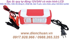 Máy sạc ắc quy tự động 12V/24V sạc cho ắc quy từ 5Ah đến 100Ah YUDA YD1224-8A