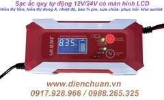 Máy sạc ắc quy tự động 12V/24V sạc cho ắc quy từ 5Ah đến 100Ah YUDA YD1224-8A