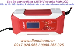 Máy sạc ắc quy tự động 12V/24V sạc cho ắc quy từ 5Ah đến 100Ah YUDA YD1224-8A