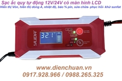 Máy sạc ắc quy tự động 12V/24V sạc cho ắc quy từ 5Ah đến 100Ah YUDA YD1224-8A