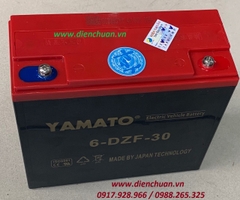 Ắc quy xe đạp điện 12V 30Ah Yamato (6-DZF-30/ 6-FM-30/ 6-DPB-30 / YMT-12-30)