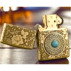 Zippo ngọc hoa mẫu đơn 2