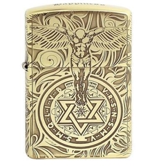 bật lửa Zippo Armor Thiên Thần khắc 5 mặt