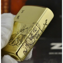 Zippo đồng lồng đèn cá chép 1