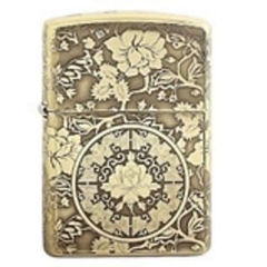 zippo hoa mẫu đơn